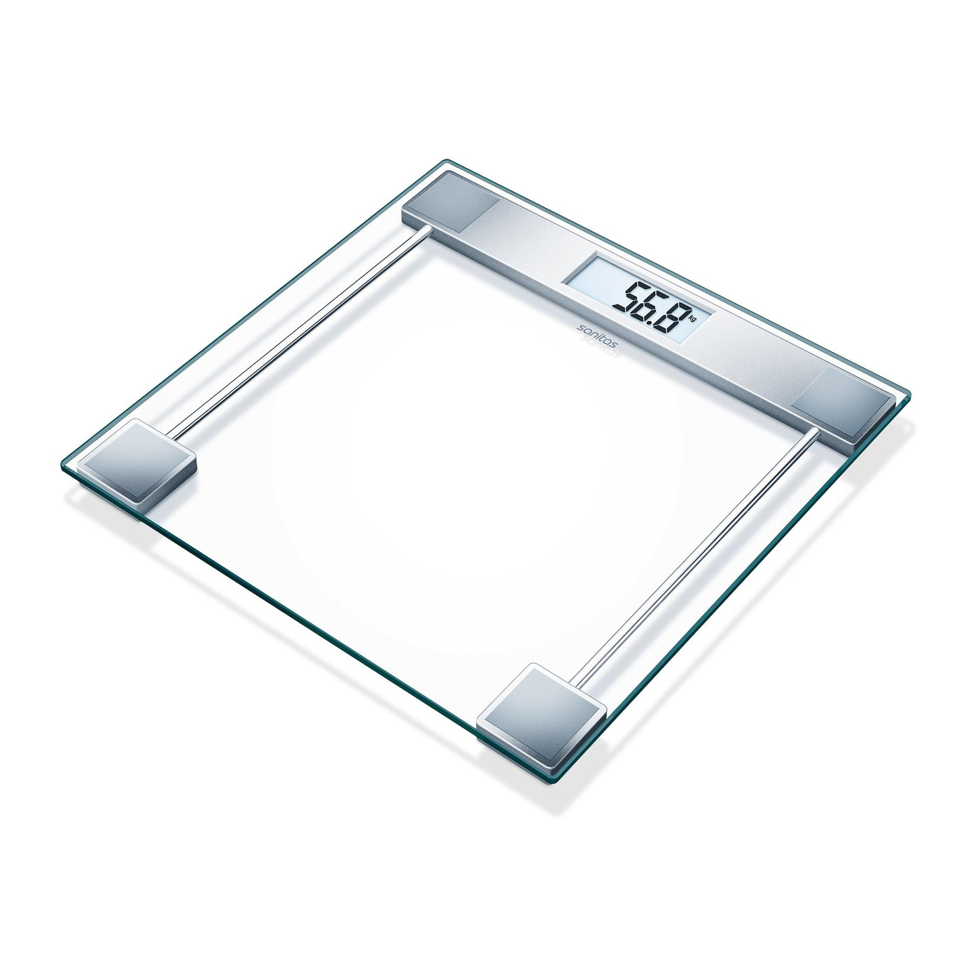 SGS 06 - Pèse-personne en verre Avec plateau de pesée en verre de sécurité