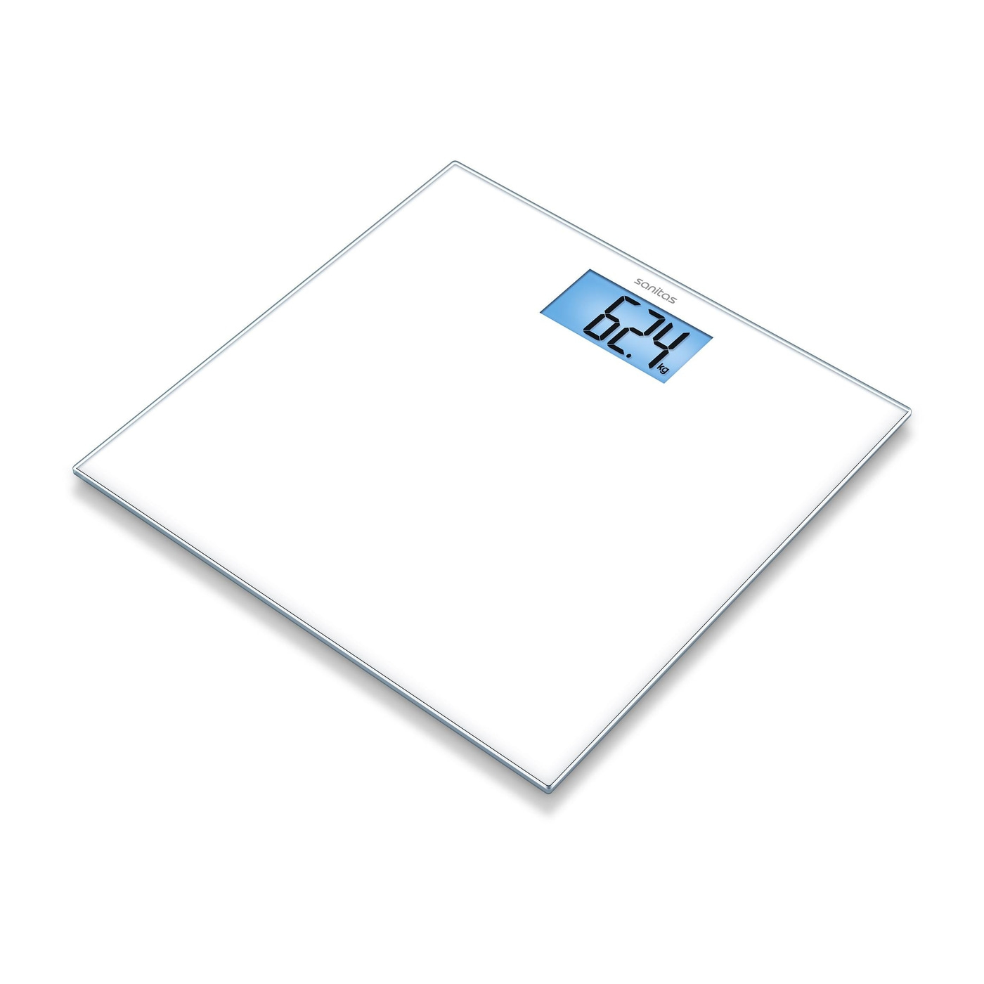 SGS 03 - Pèse-personne en verre Avec affichage LCD XXL